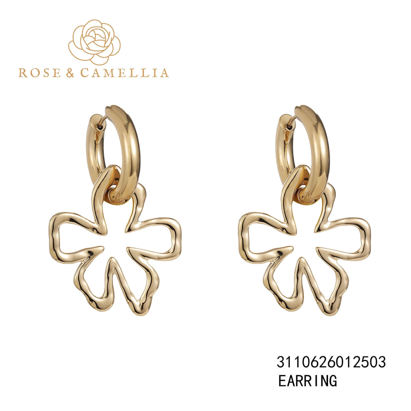 Schmuck Rose & Camellia Armband Gold