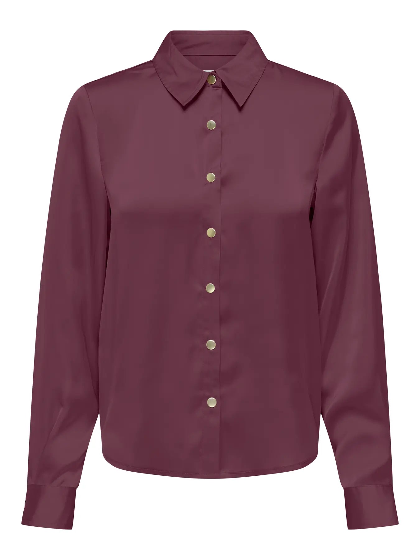 Only Blouse, ZORA, Satin, Mauve Wine
