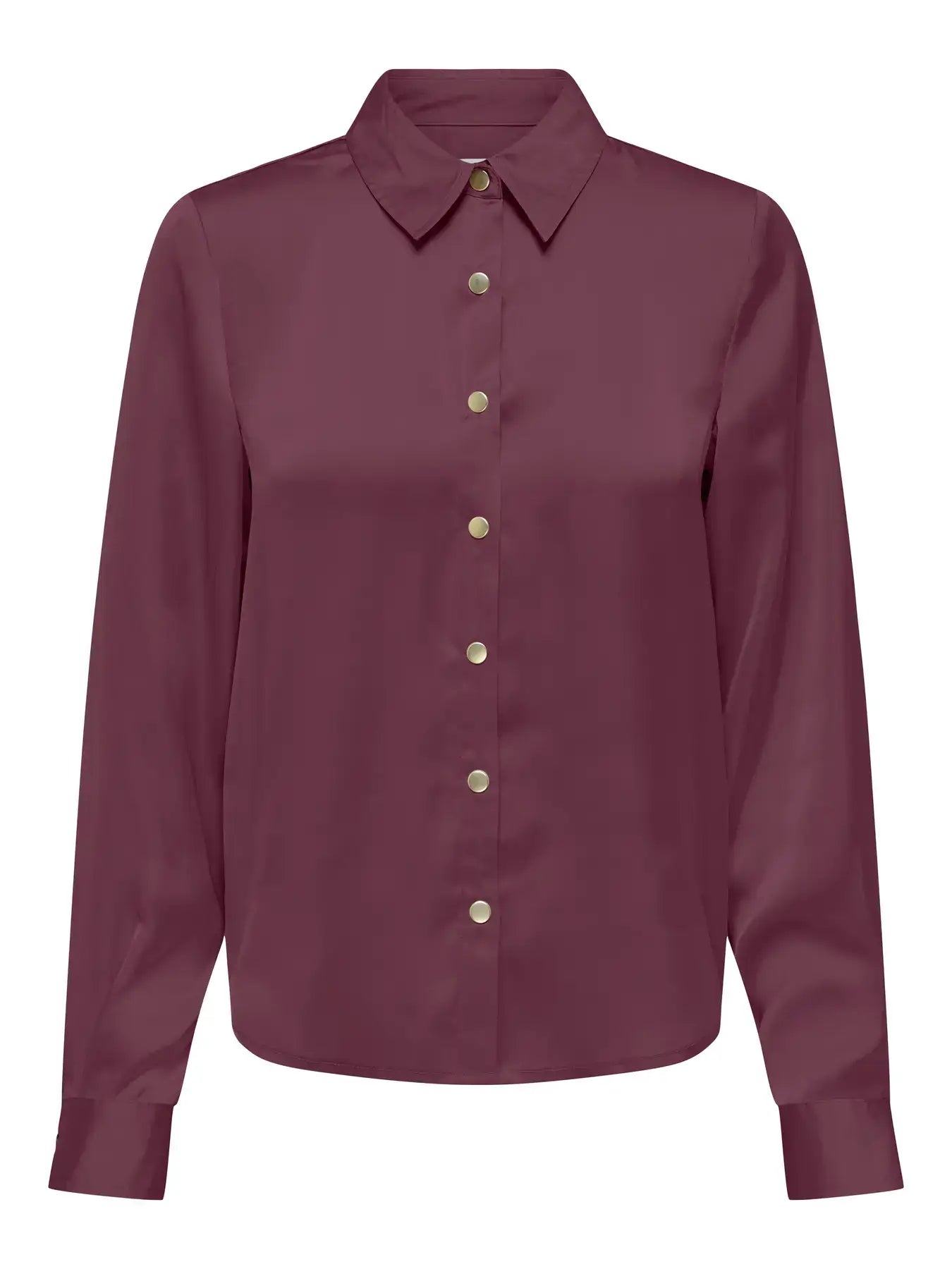Only Blouse, ZORA, Satin, Mauve Wine