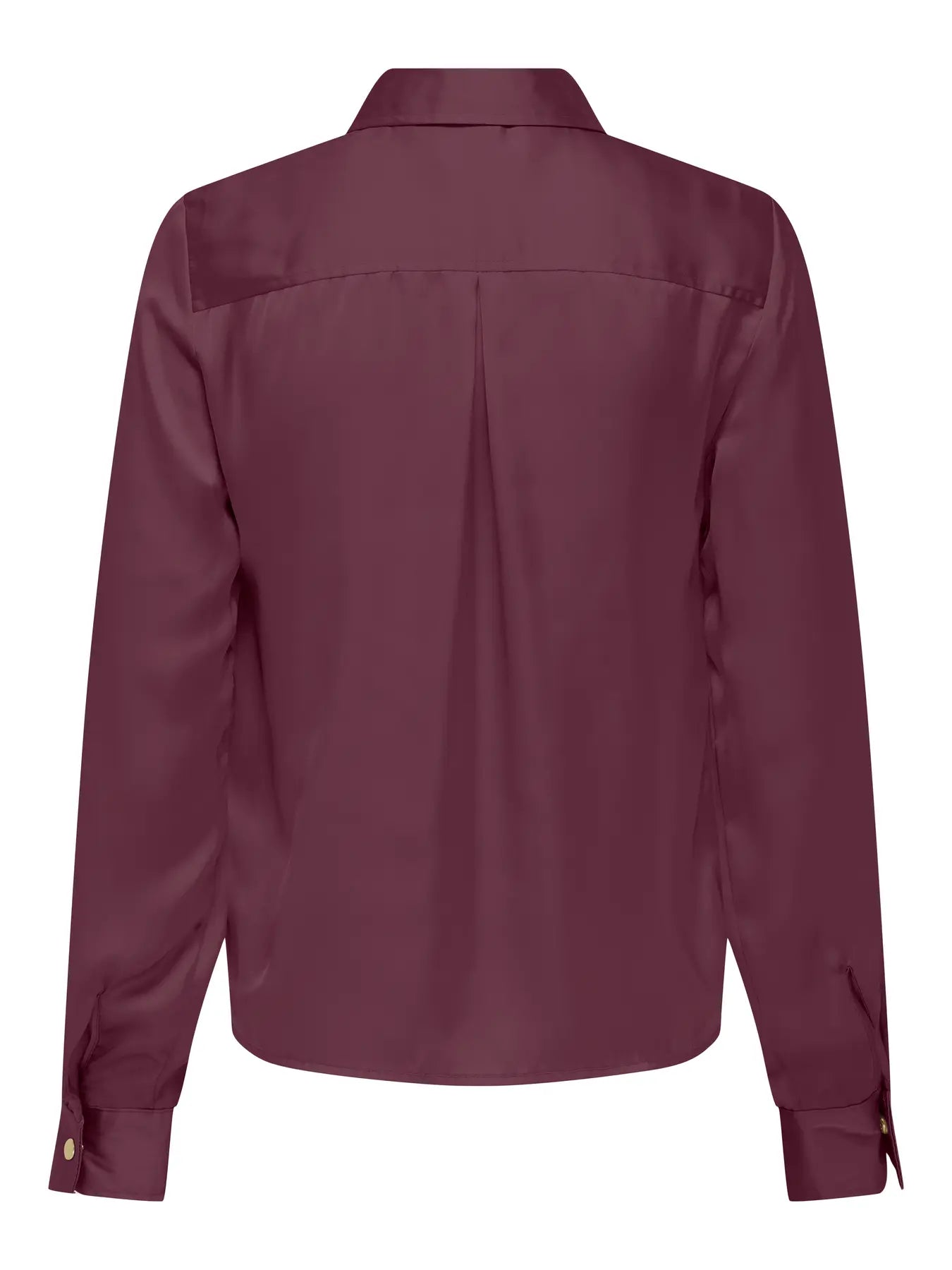 Only Blouse, ZORA, Satin, Mauve Wine