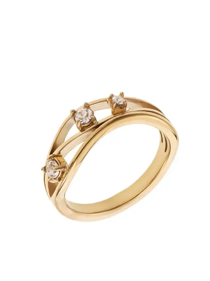 Sieraden Rose & Camellia Ring Goud