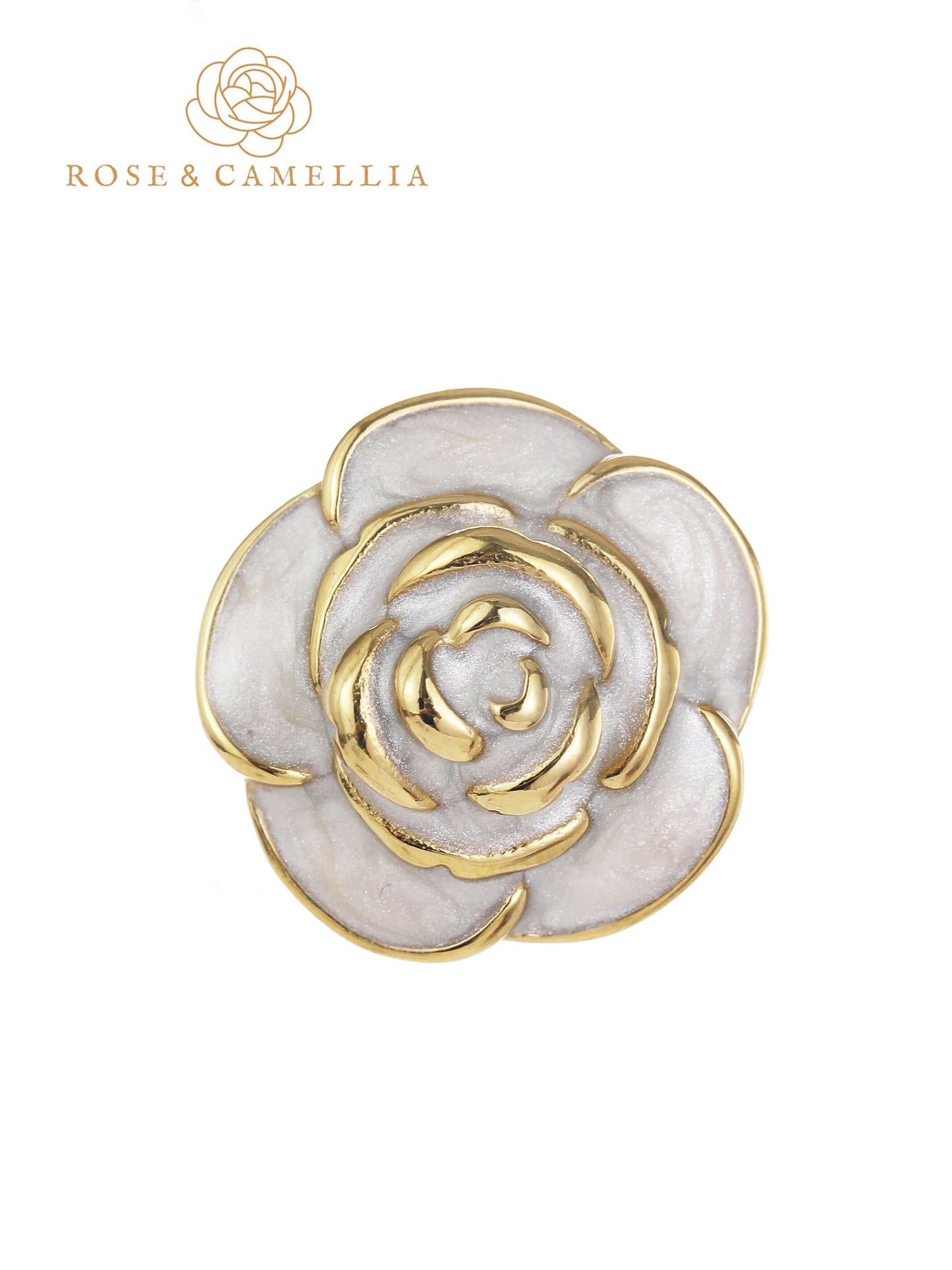 Sieraden Rose & Camellia Broche Vintage Collectie