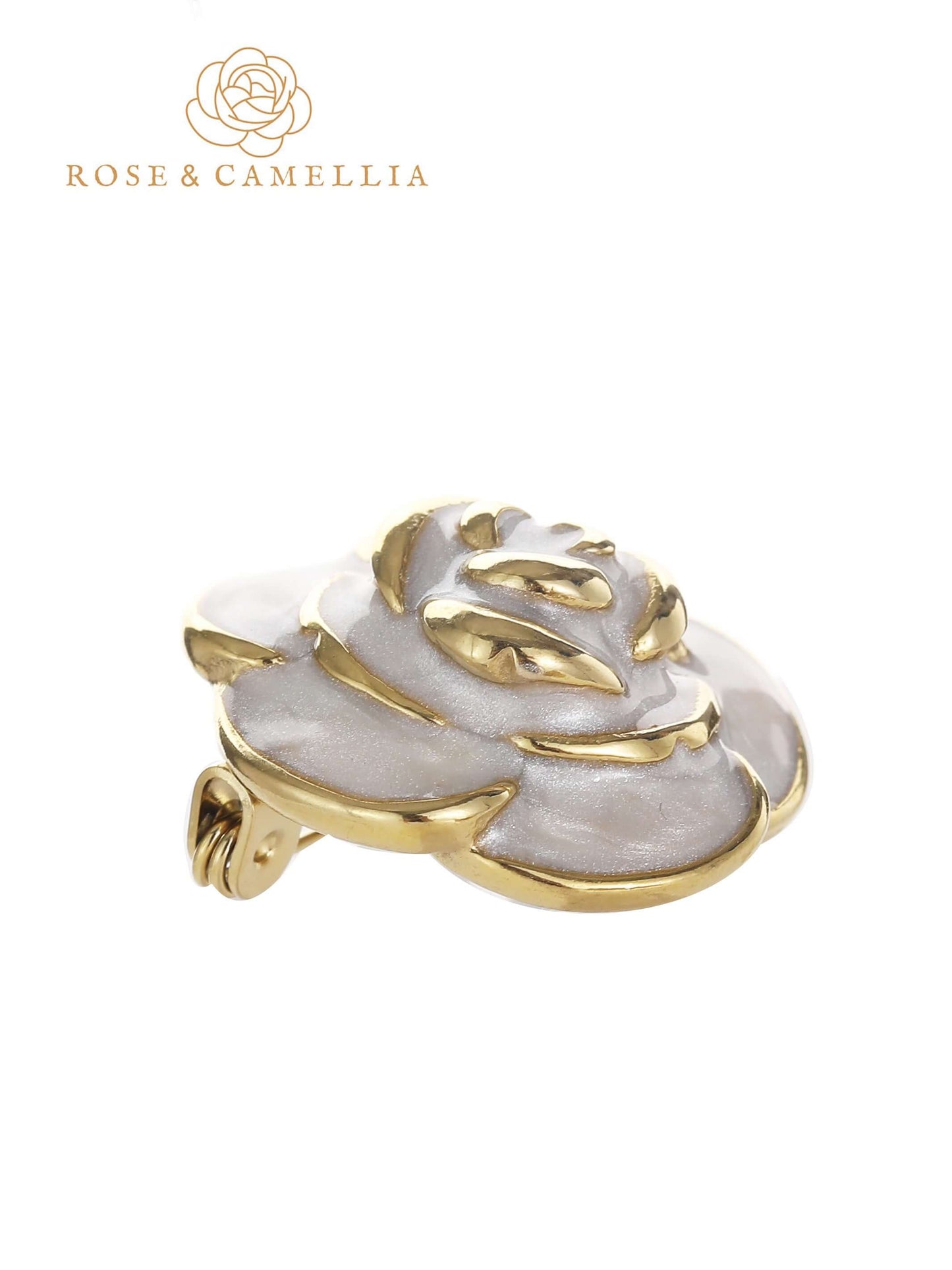Sieraden Rose & Camellia Broche Vintage Collectie