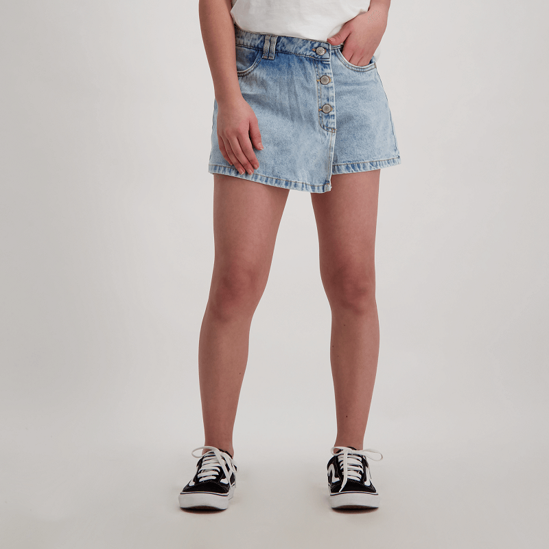 Cars Girls Jeans Skirt LONDY, Stone bleached