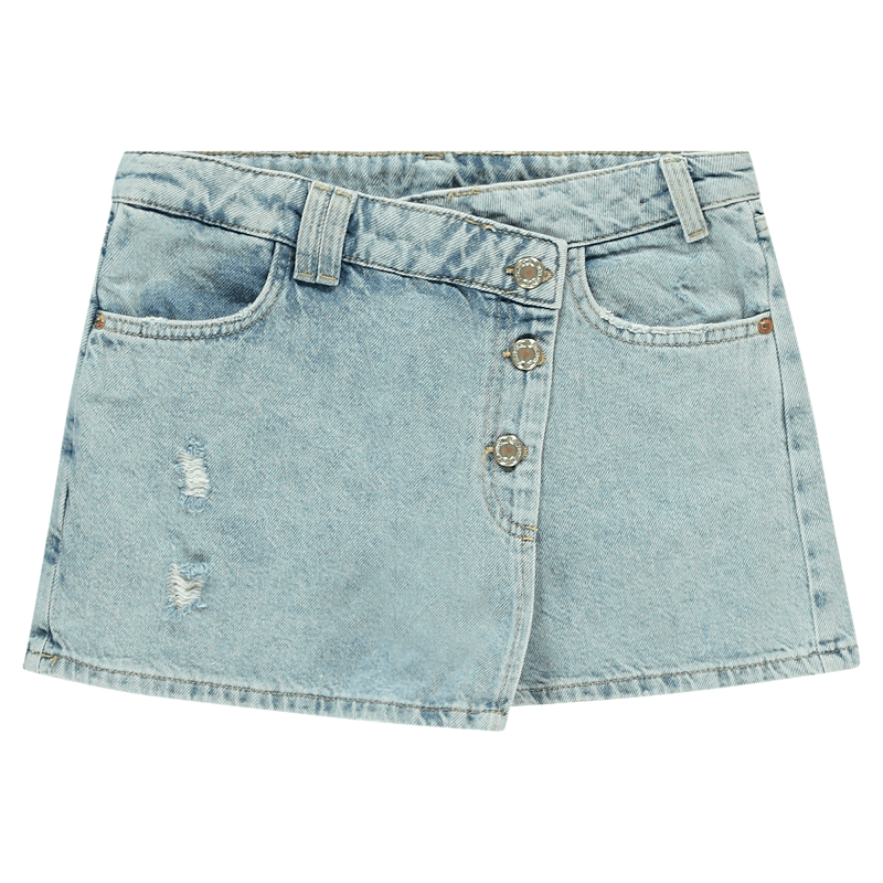Cars Girls Jeans Skirt LONDY, Stone bleached