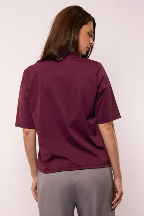 G-Maxx Top MARLENE, Mauve Wine