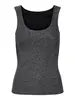 Only Dames Glitter Top, LEA, Black Silver glitter