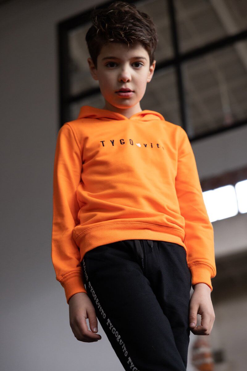 Tygo & vito Boys HOODIE EMB, Oranje