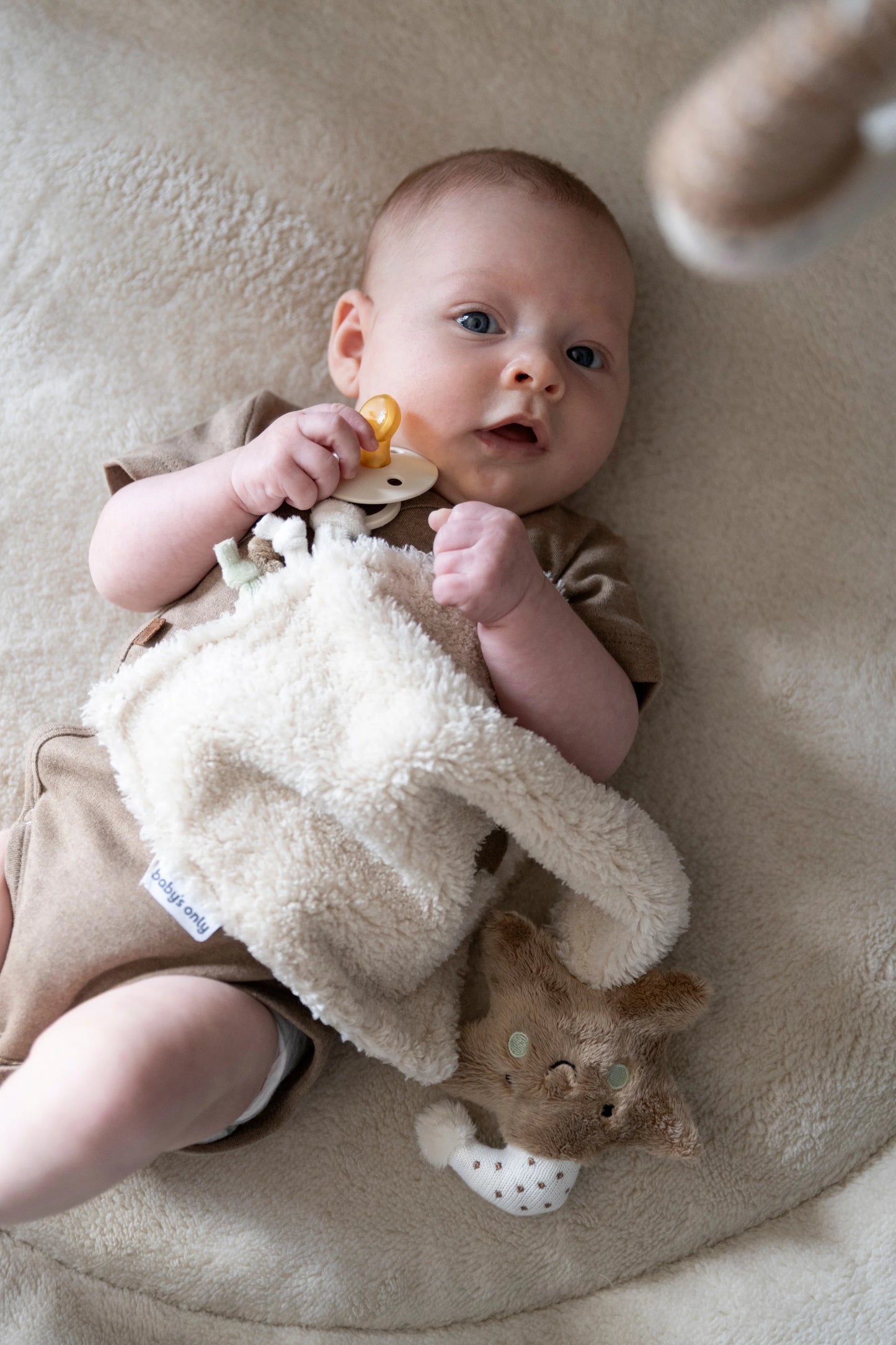 Baby's Only, Speendoekje, Heaven clay/warm linen