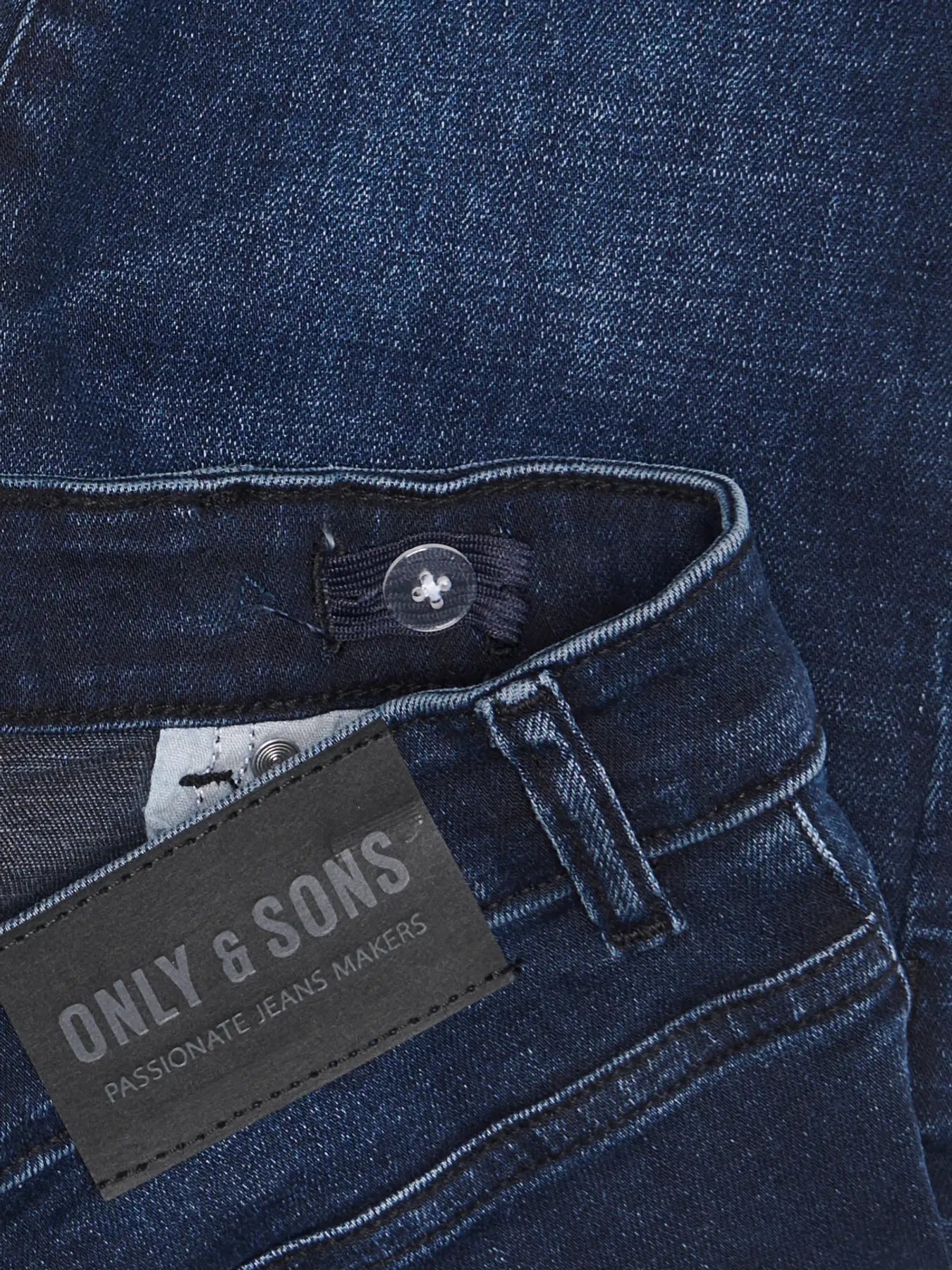 Kids Only & Sons Boys Jeans WEFT, Regular Fit, Blue Black Denim