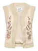 Only, Waiscoat, FRIDA Flower,Pumice Stone MULTI COLOR FLOWER EMB