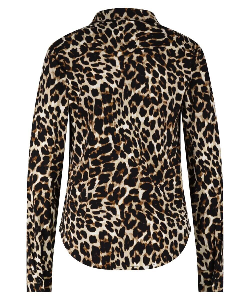 Lady Day Blouse ANNIKA, Leopard Print