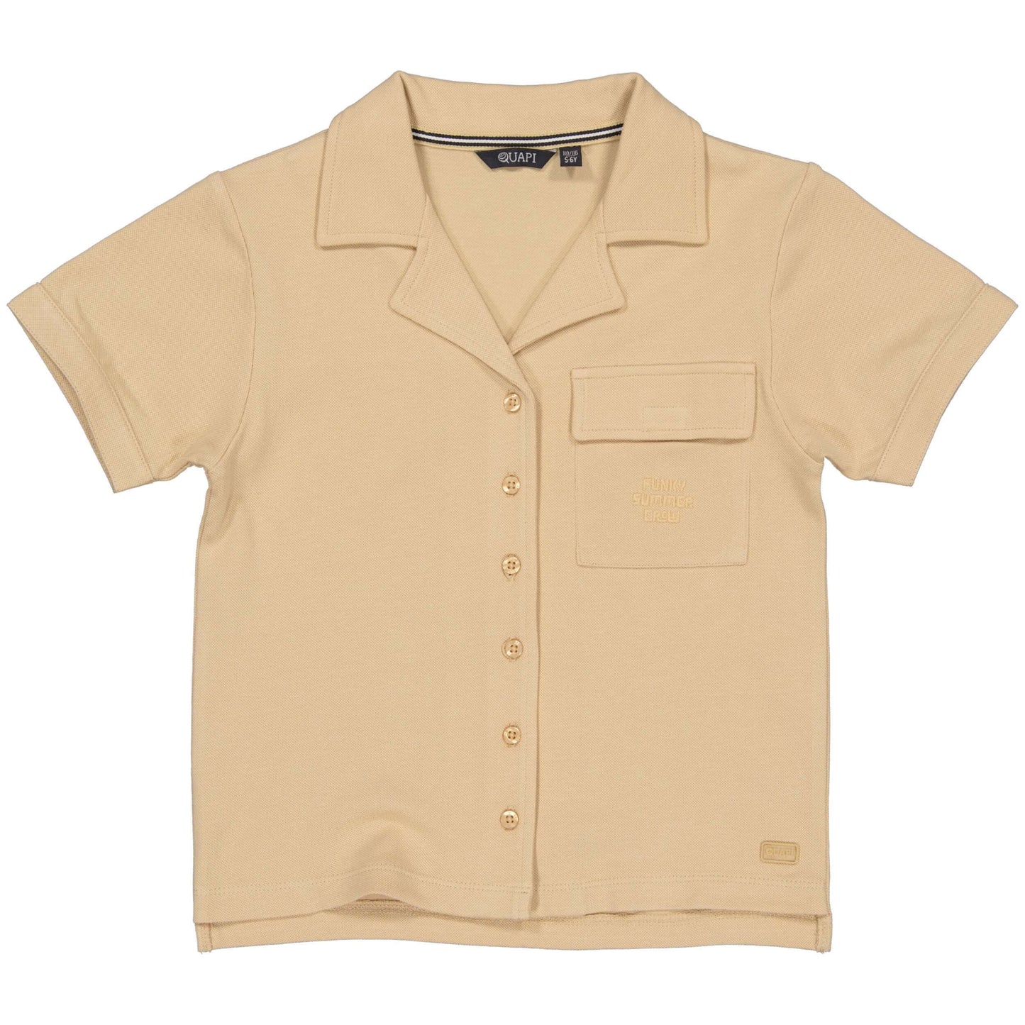 Quapi Shortsleeve Blouse BJOR Sand