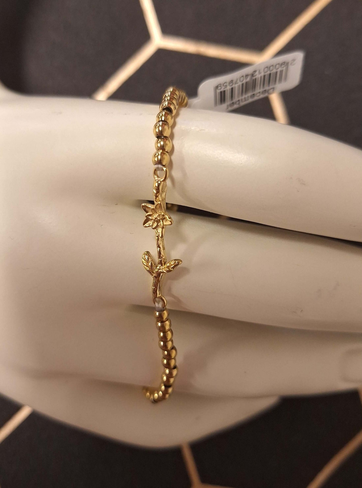 Schmuck Rose & Camellia Geburtsblumen-Armband Gold