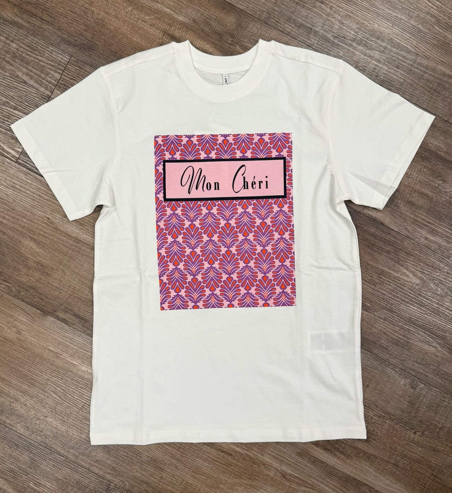 Only Dames Tops-Shirts FLEUR, Cloud Dancer Mon cheri