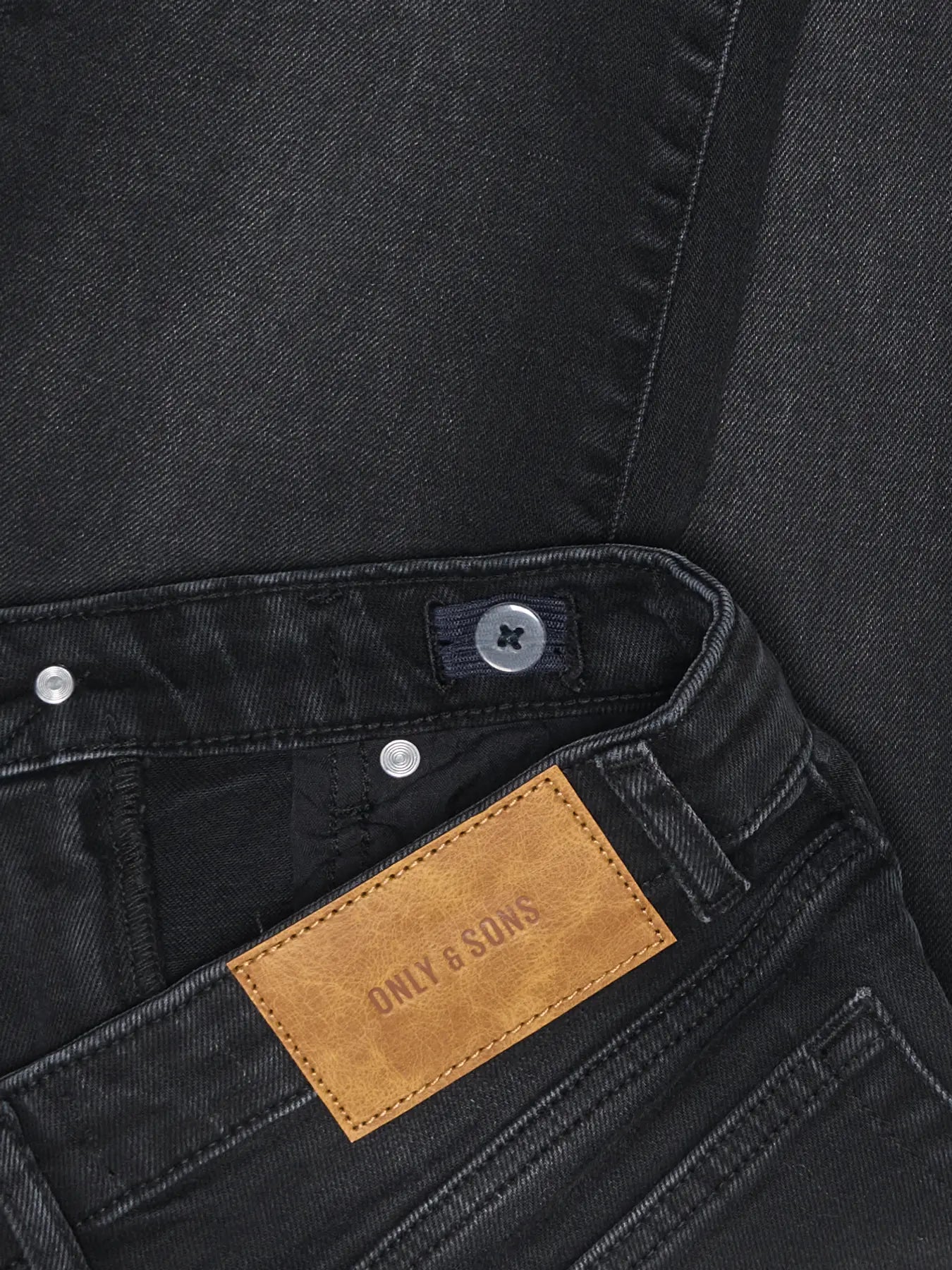 Kids Only & Sons Boys Jeans WEFT, Regular Fit, Washed Black