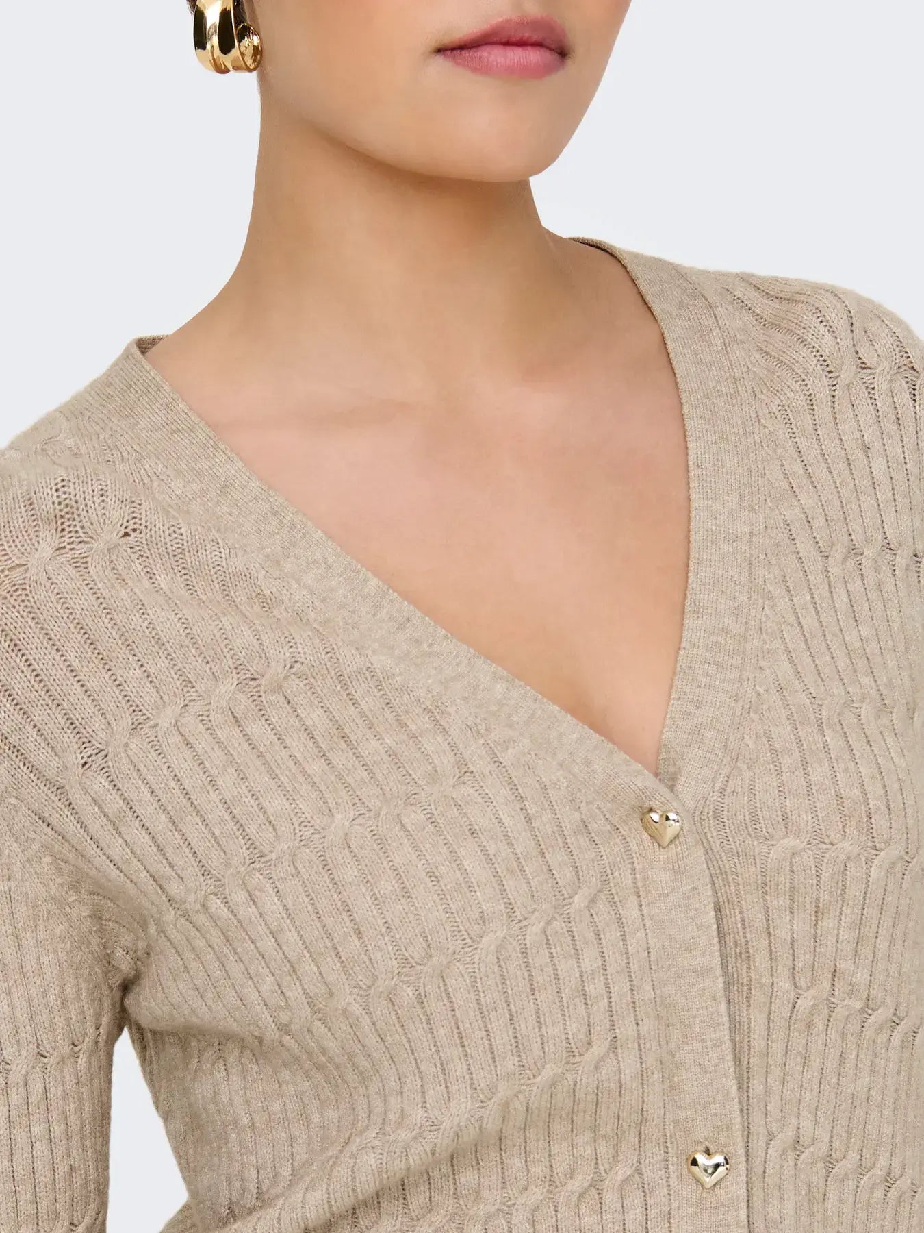 Only Dames Vest, KATIA LIFE, Mocha Merinque