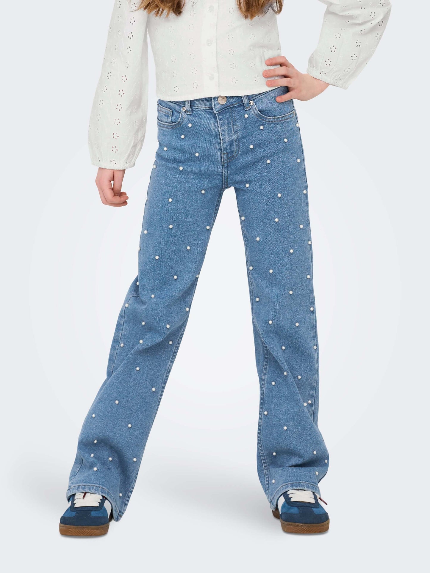 Kids Only Girls Jeans JUICY Wide Pearls