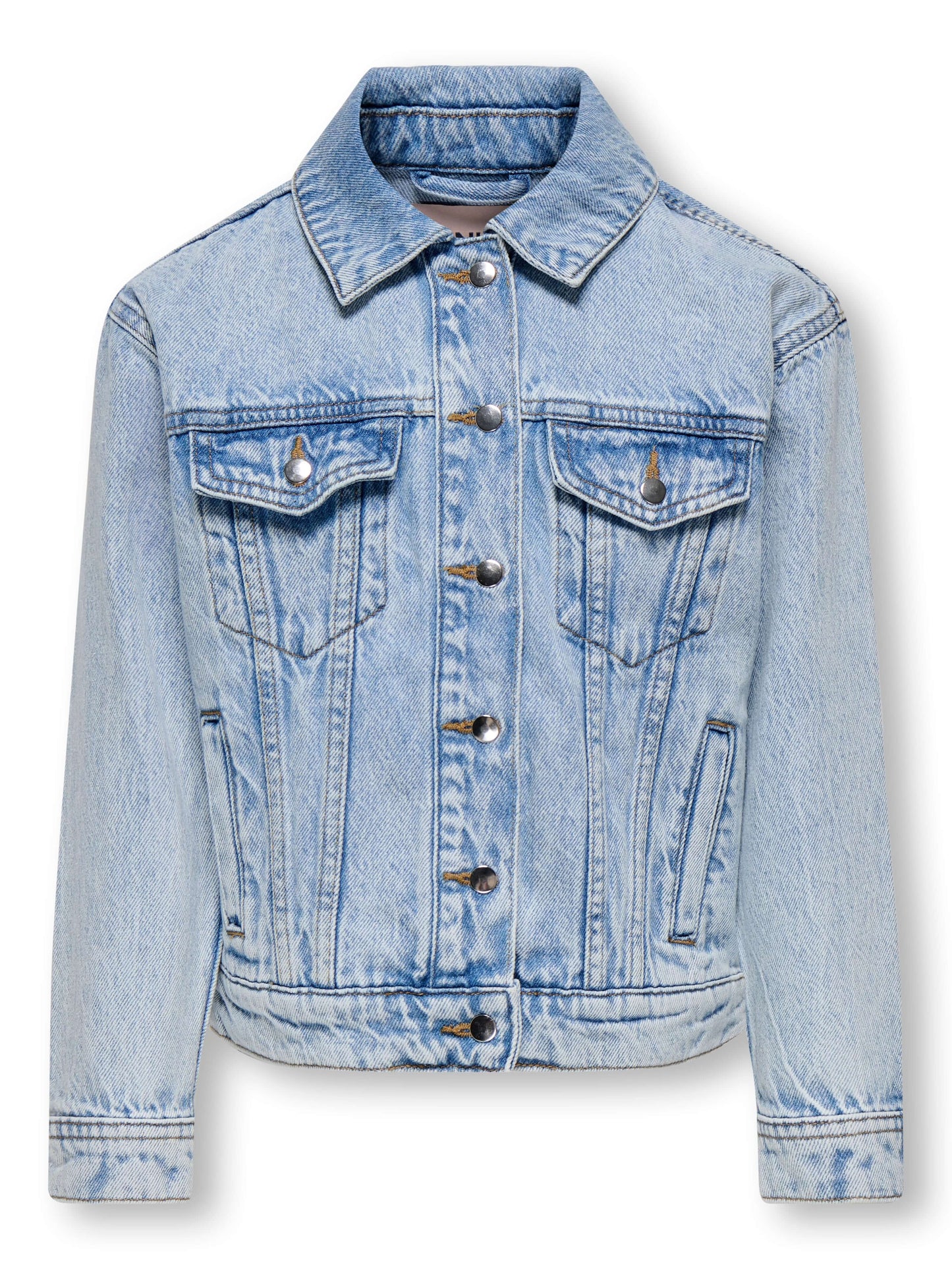 Kids Only Girls Oversize Jeans Jacket BELIEVE, Light Blue Denim