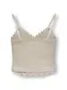 Kids Only Girls Top, HONEY Strap, Pumice Stone