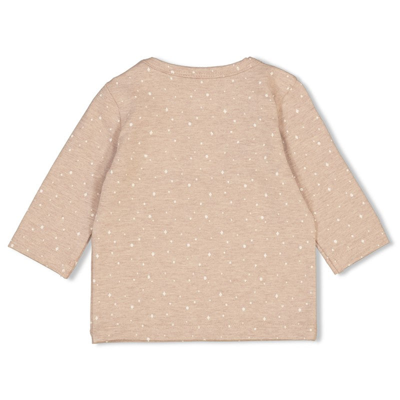 Feetje Longsleeve The Magic is in you, Taupe Melange