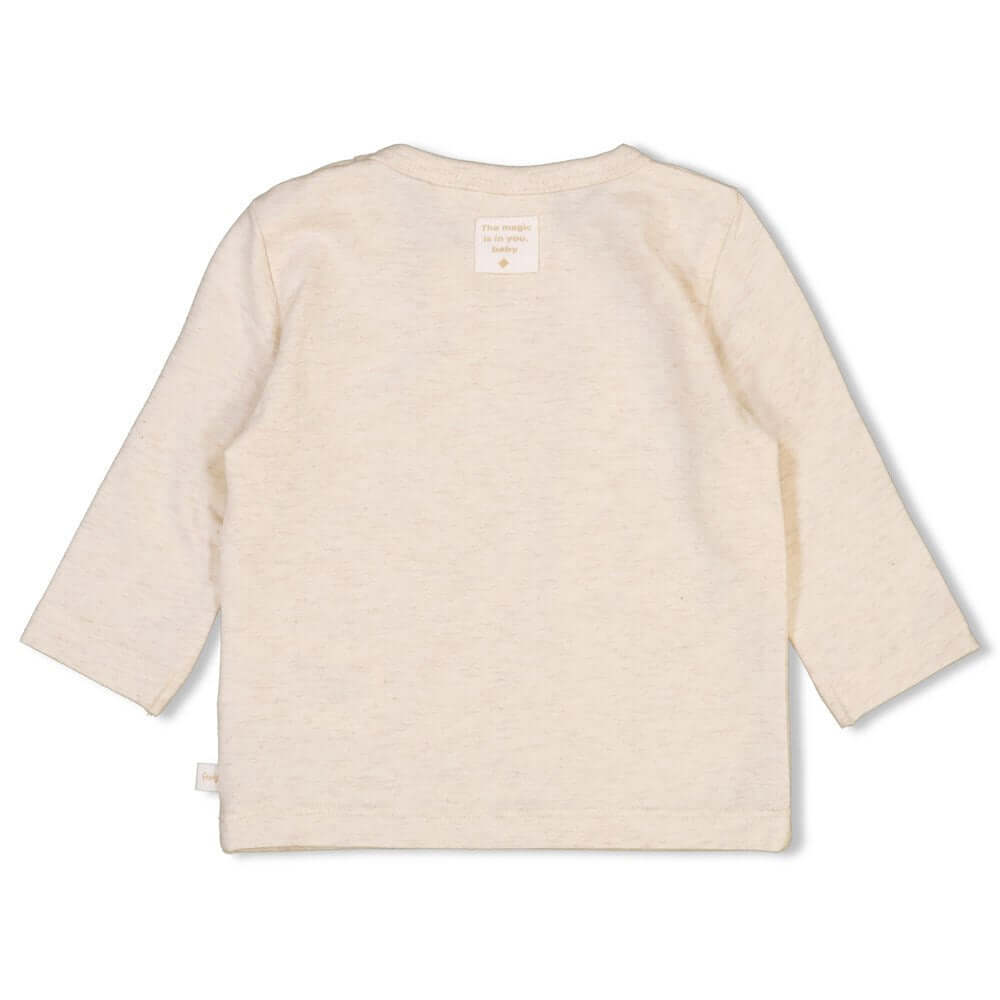 Feetje Longsleeve The Magic is in you, Off white melange