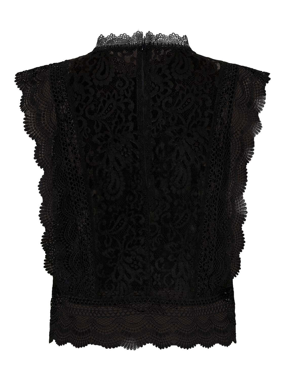Only Dames Tops-Shirts KARO, Black
