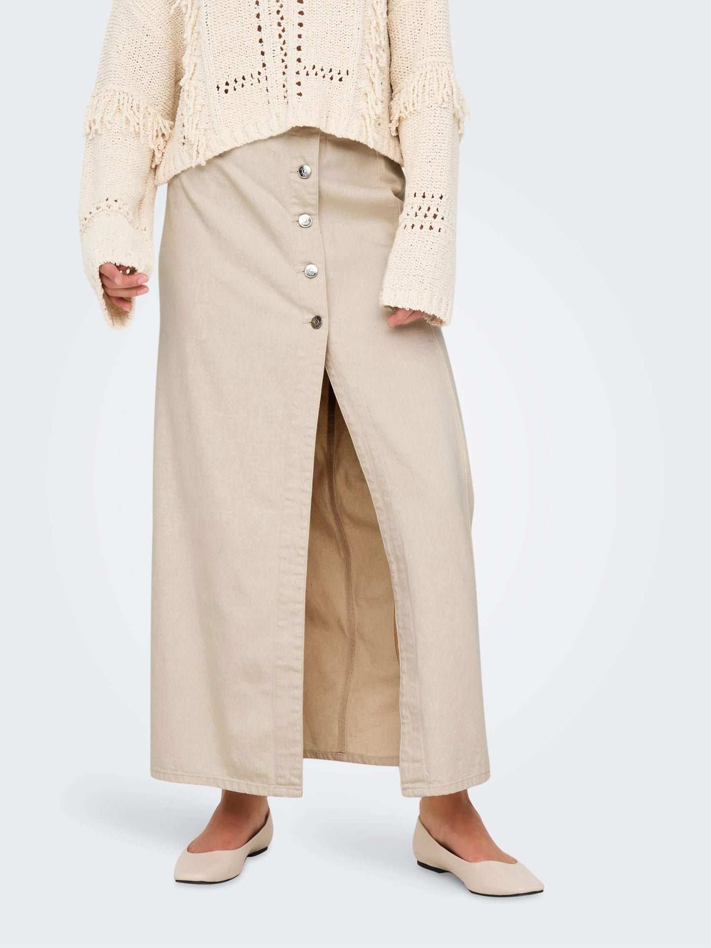 Only Dames Rok SILLA, Ecru