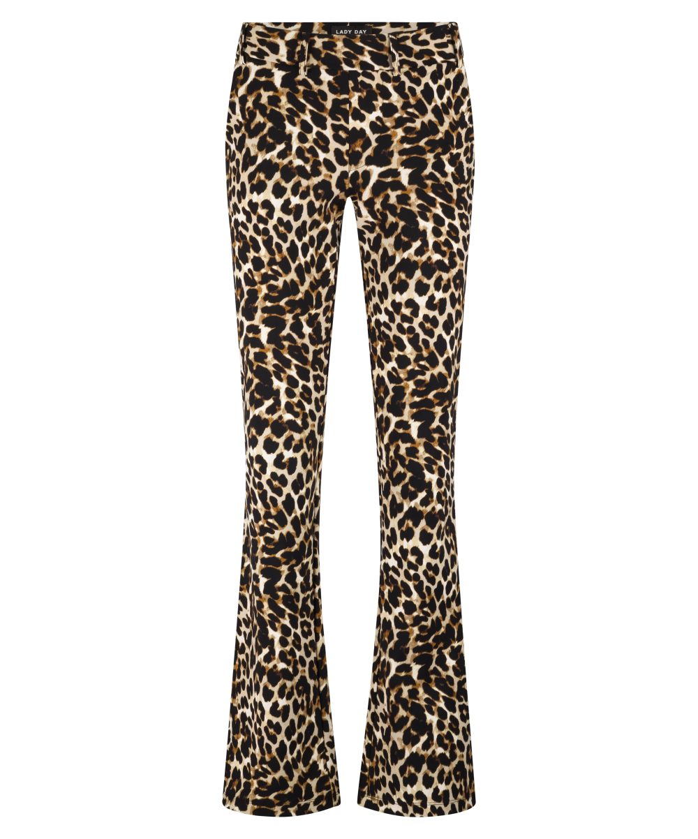 Lady Day Flared POPPY, Leopard print