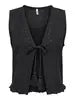 Only Dames Vest JAKIRI, Black