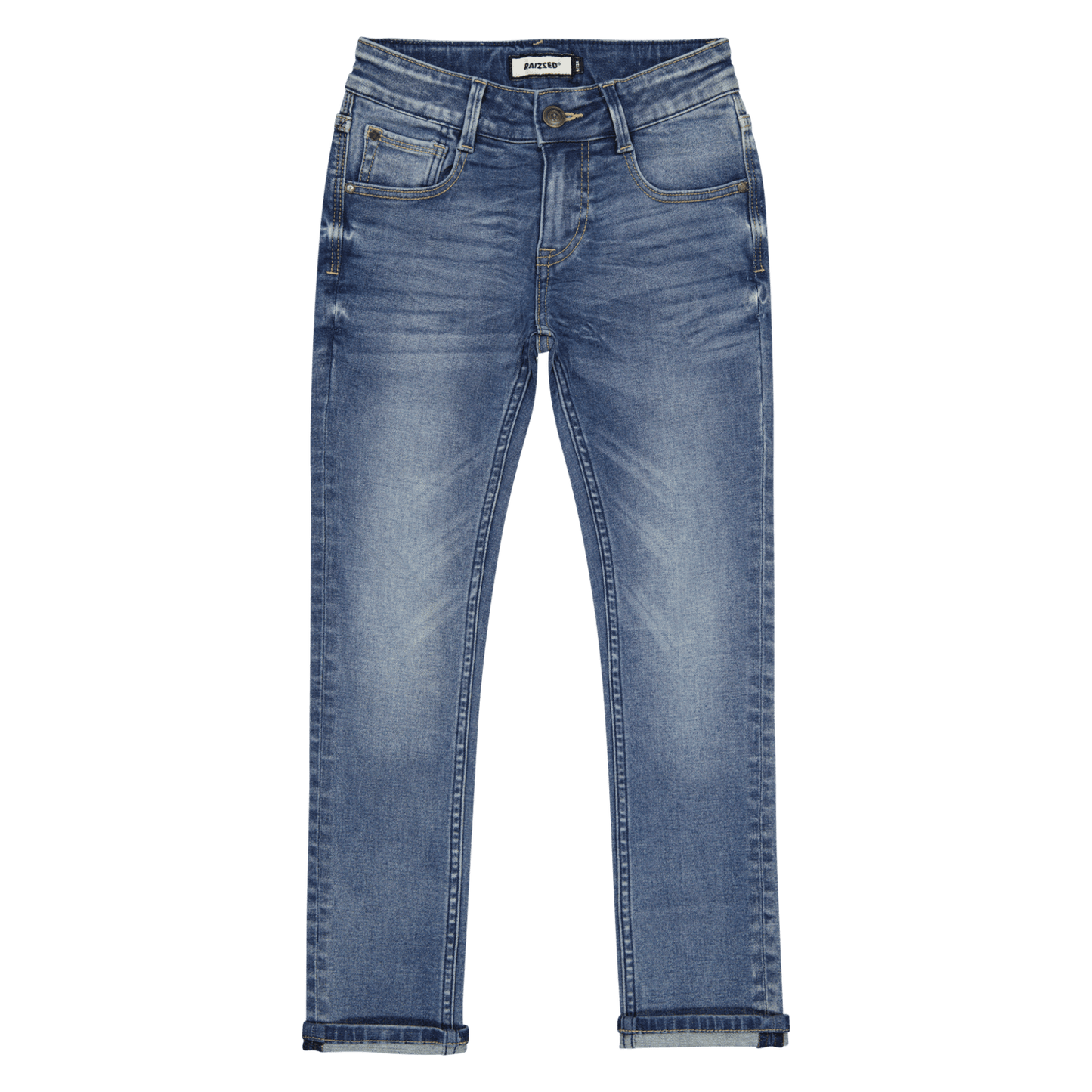 Raizzed Boy's Jeans Boston. mid blue en light blue Stone