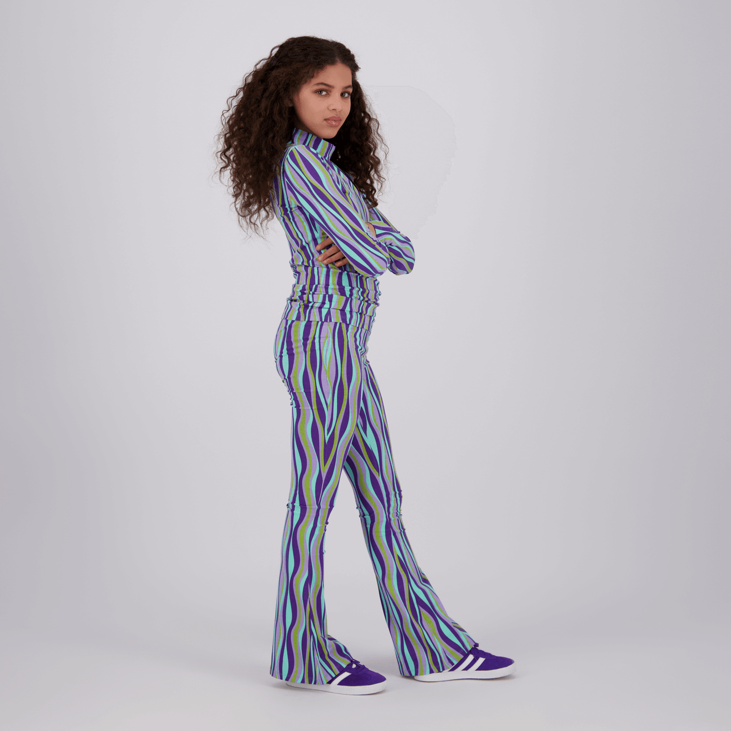 Raizzed Girls REA Flaredpants, Deep Purple