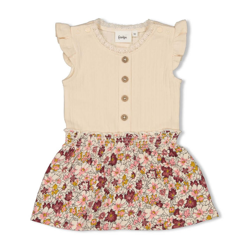 Feetje Jurk Wild Flowers Roze