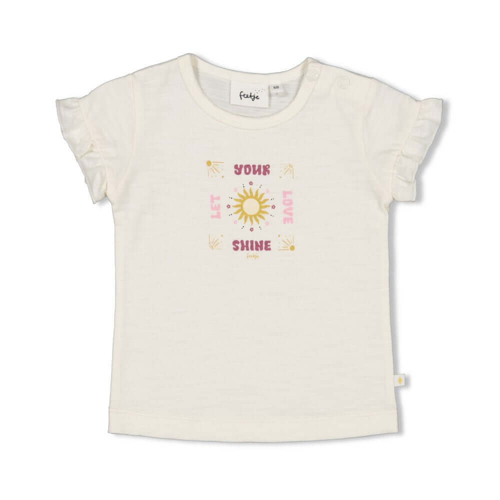 Feetje T-shirt Sunny Love Wit