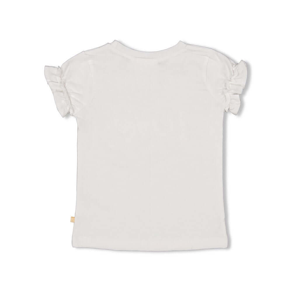 Jubel T-Shirt Sunny Side Up Weiß