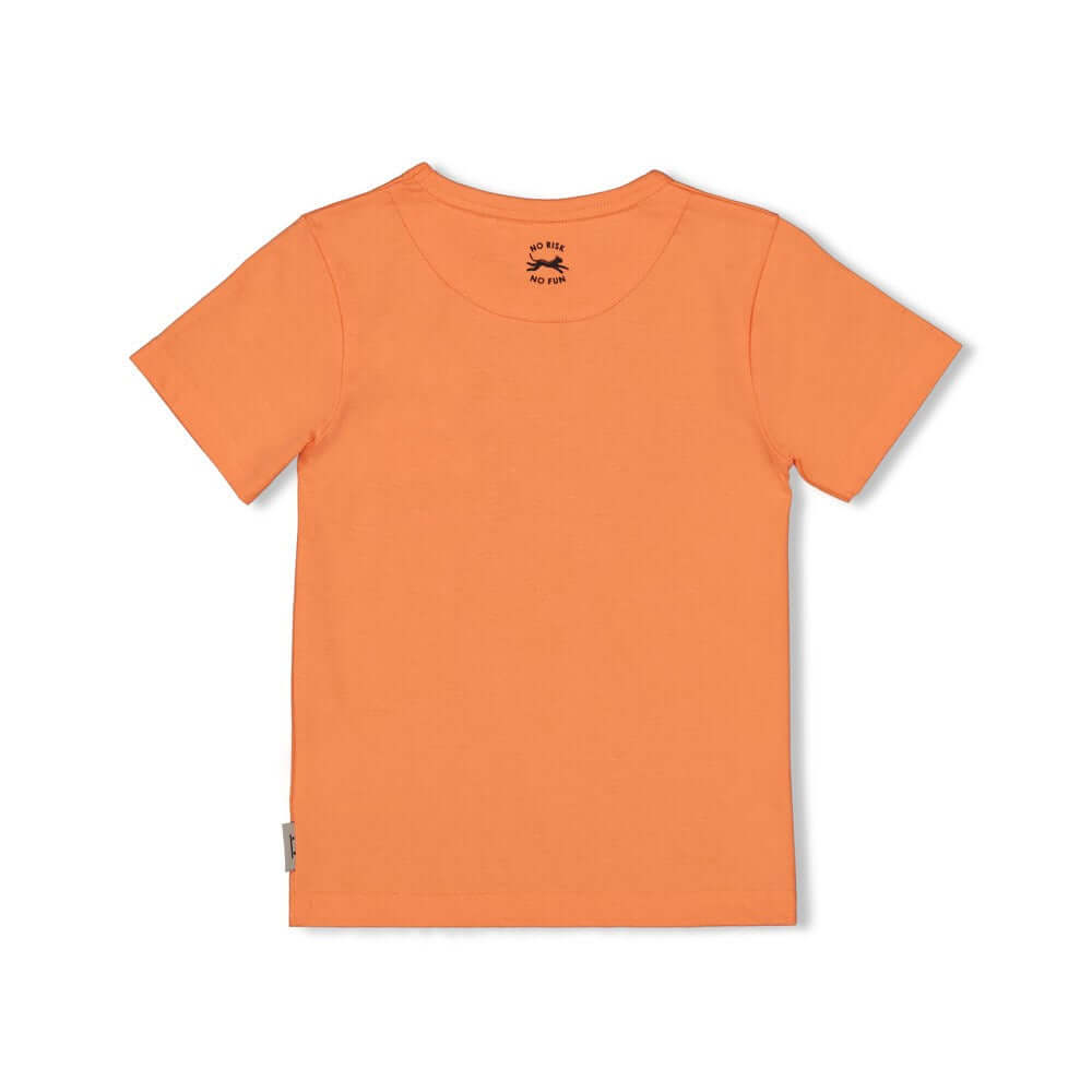 Sturdy T-shirt Checkmate neon oranje