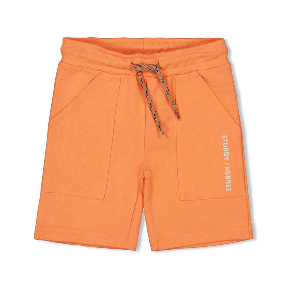 Sturdy Short Checkmate Neon Oranje