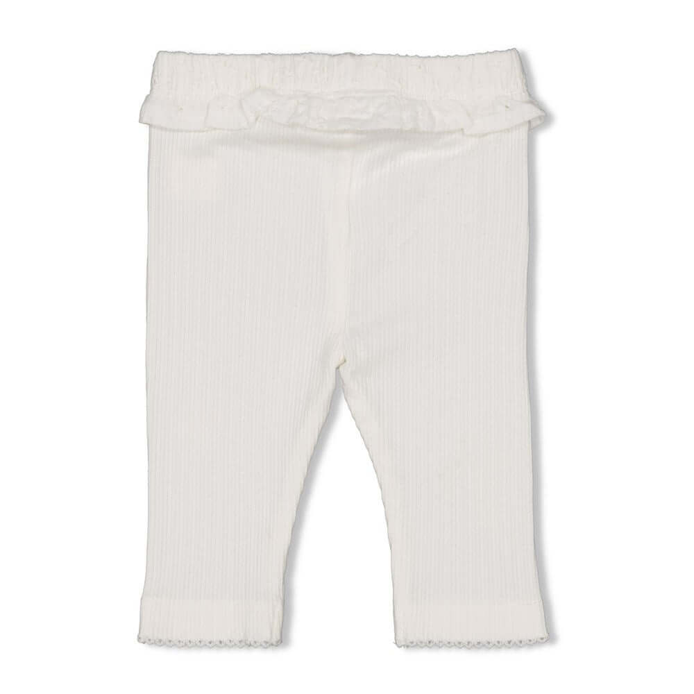 Feetje Legging Pointelle Flower Field, Off white
