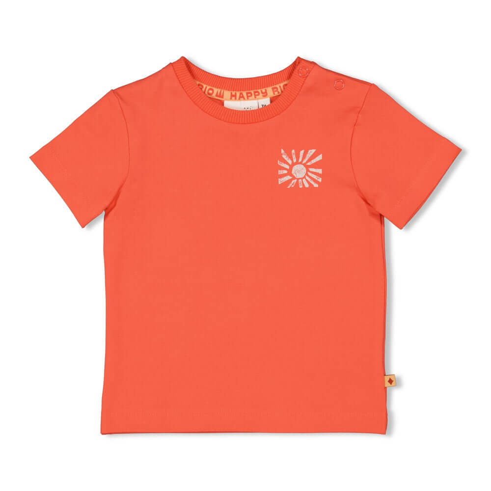 Feetje T-shirt, Happy Rio, Koraal