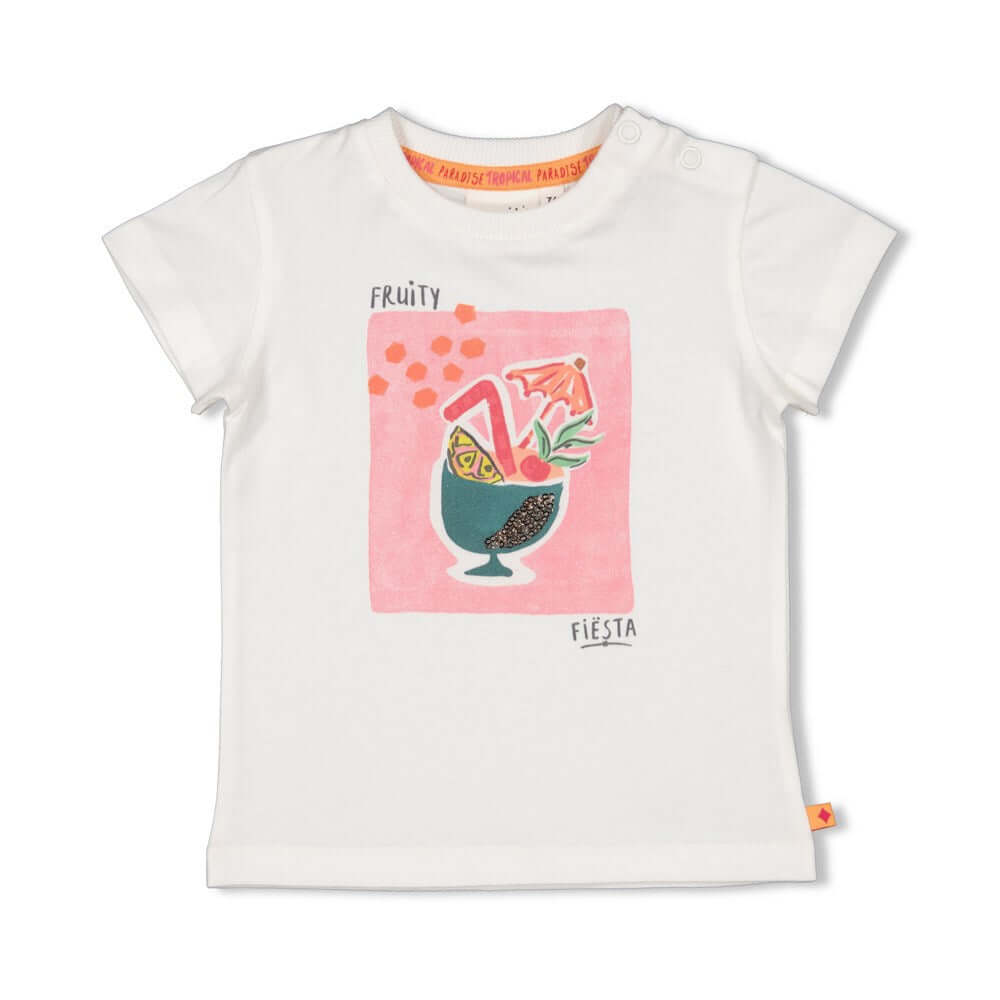Feetje T-shirt, Samba Shake, Off white