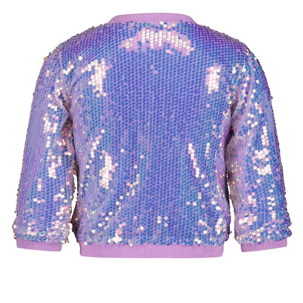 Jubel Pailetten Bomberjack, Picknick Perfect, Lila
