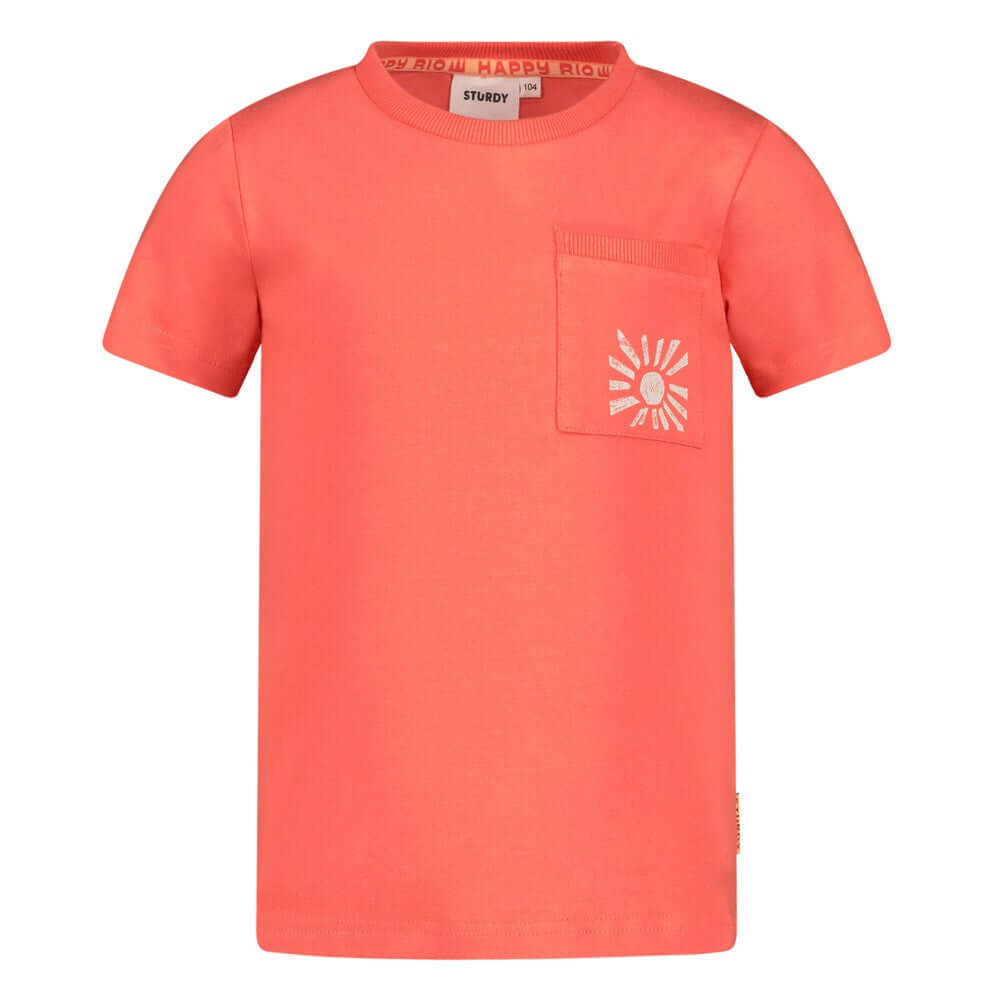 Sturdy T-shirt Happy Rio, Koraal
