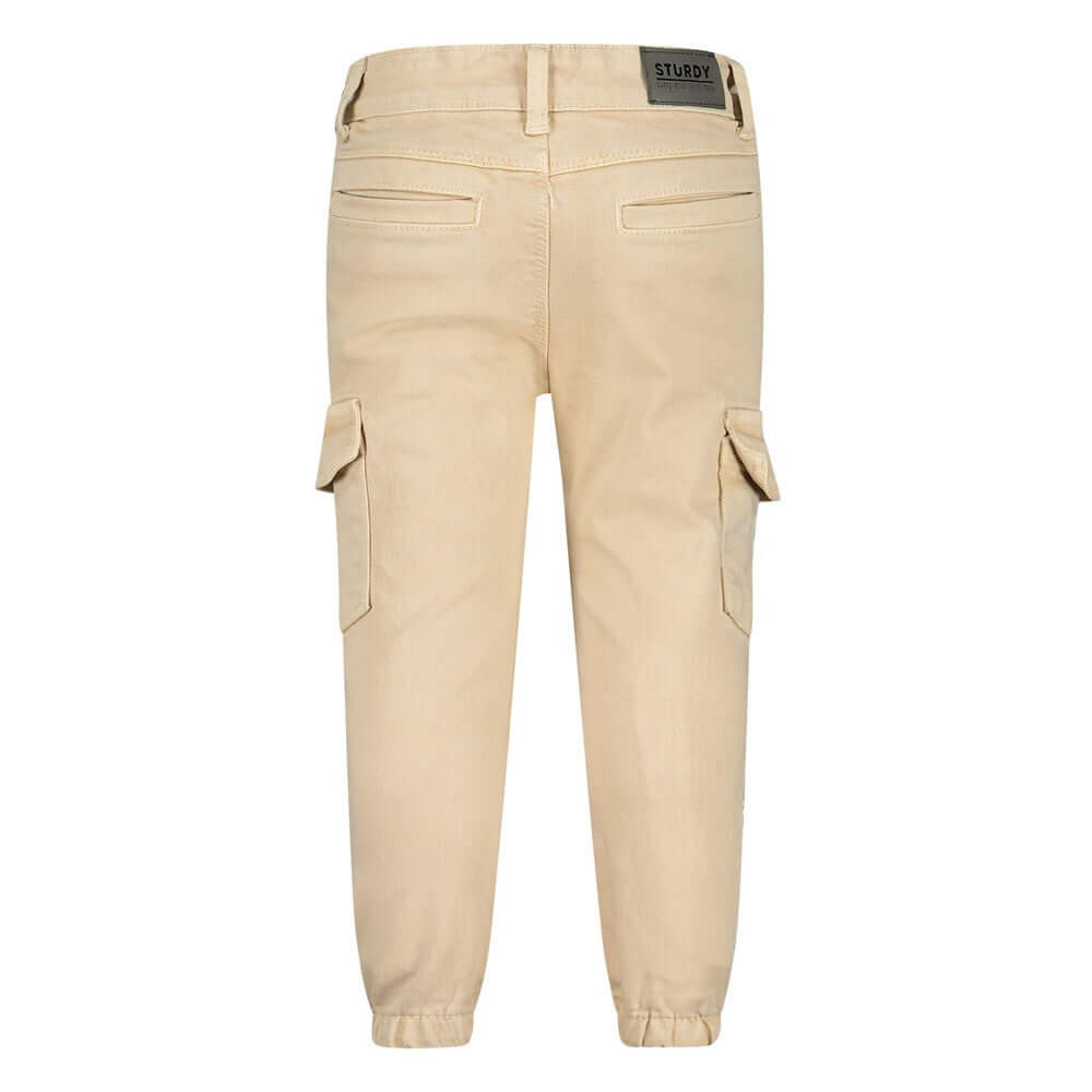 Sturdy Cargo Broek, Summer Denims, Zand