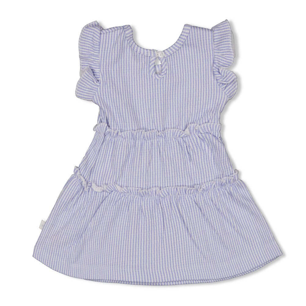 Feetje Meisjes Jurk crinkle streep, Sea La Vie, Lavendel