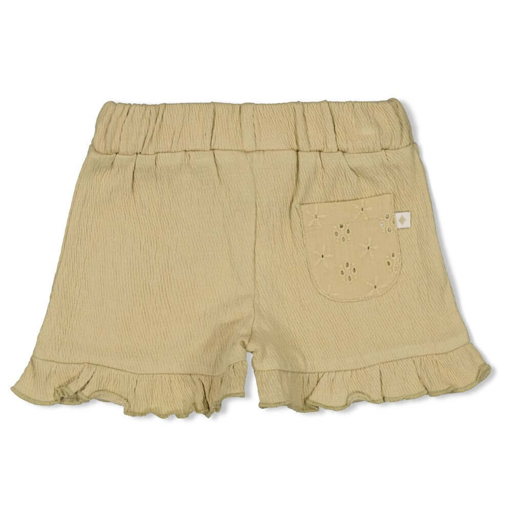 Feetje Meisje, Short crinkle ruches AOP, Let Your Dreams Blossom, Groen