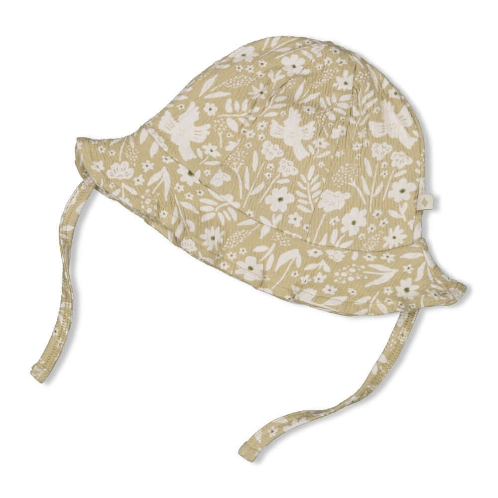 Feetje Meisje, Zonnehoed crinkle AOP, Let Your Dreams Blossom