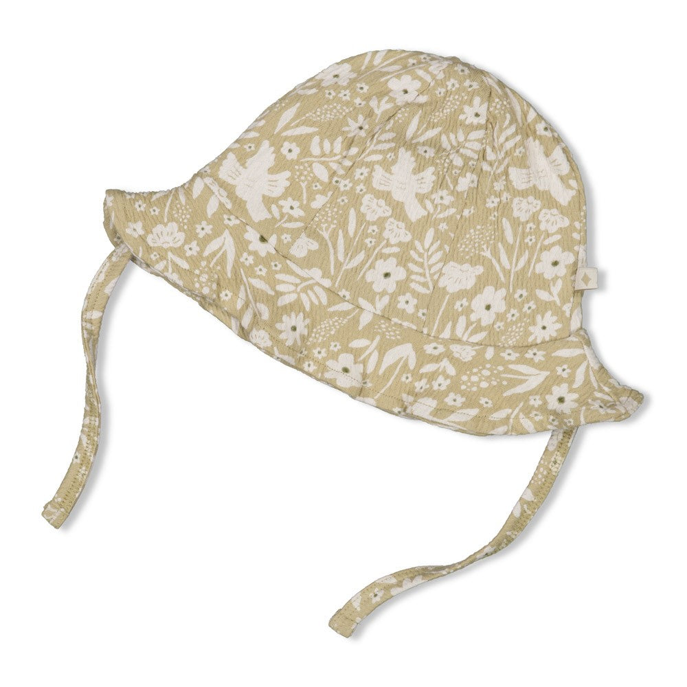 Feetje Meisje, Zonnehoed crinkle AOP, Let Your Dreams Blossom