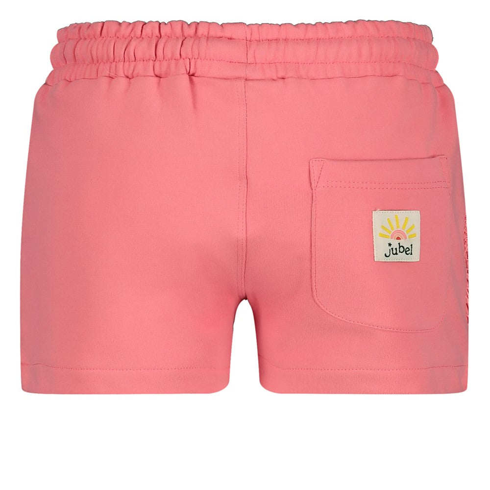 Jubel Meisjes, Short met crochetdetail - Salsa Sunset, Roze