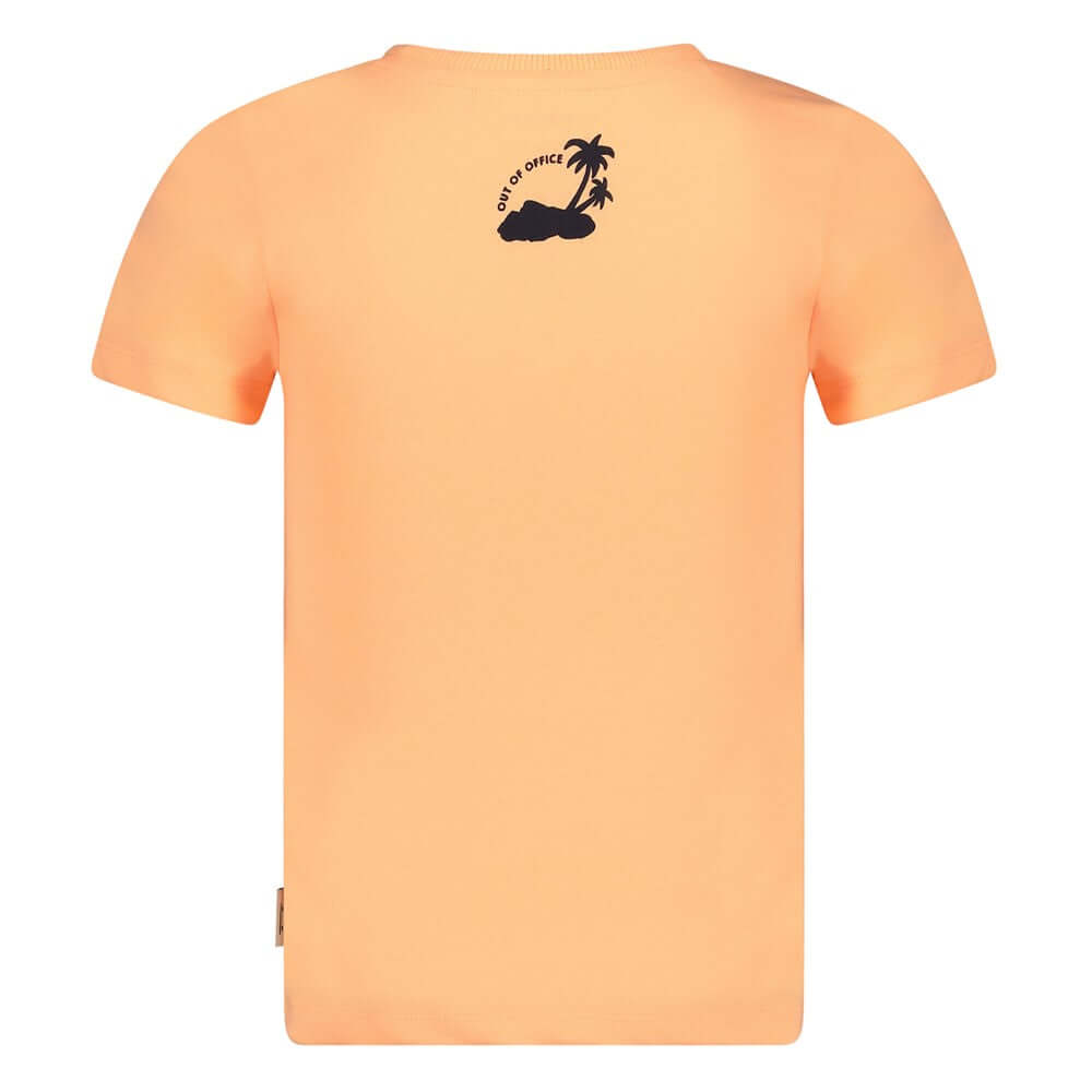 Sturdy Jongens T-shirt, Lagoon Legends, Neon Oranje