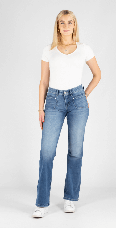Miracle Of Denim MARY FLARED Deal Blue